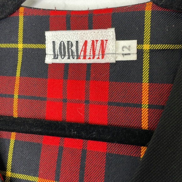 Vintage plaid cropped preppy shirt cardigan - Picture 7 of 8